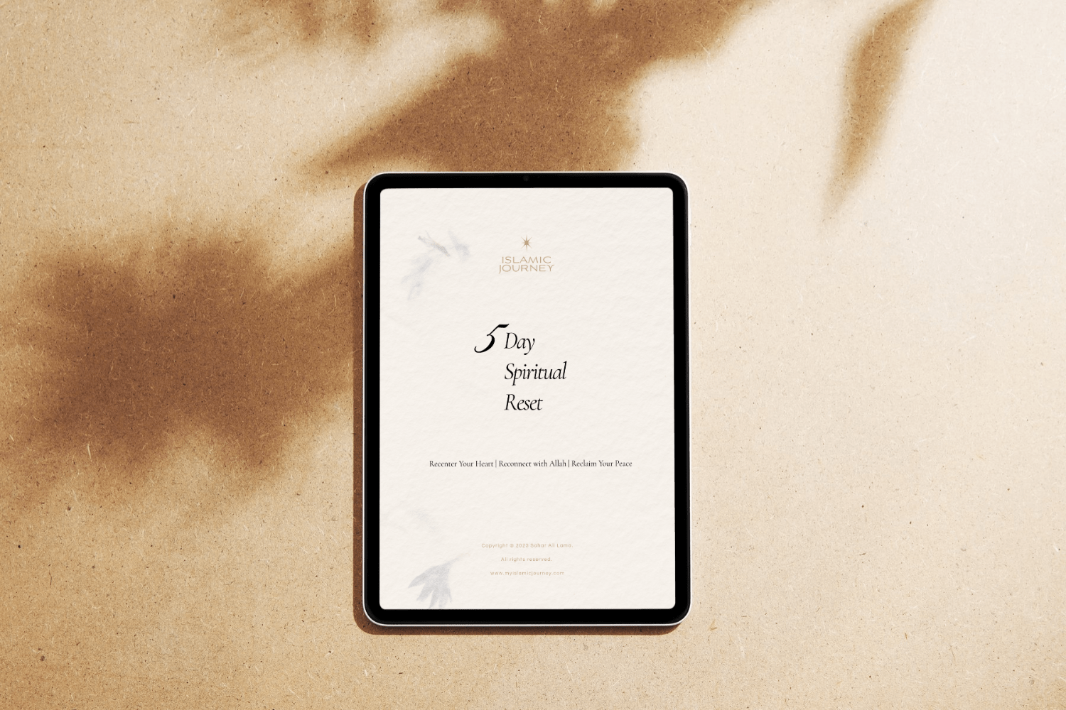 Islamic gratitude journal – A5 linen, undated pages for daily dua and Quran reflection Muslim journal for women – guided prompts to get closer to Allah through gratitude My Journey to Jen